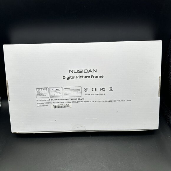 Digital Picture Frame 10.1" Digital Photo Frames Touch Screen NUSICAN Wifi Cloud - Picture 2 of 7